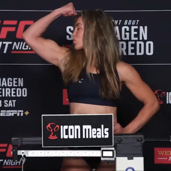 UFC得梅因正式称重,“奶特”米莎·塔特 (Miesha Tate):135.5磅