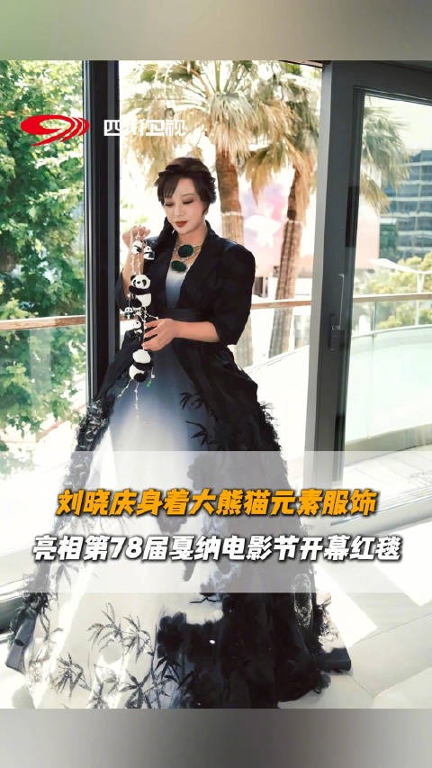 刘晓庆亮相戛纳电影节