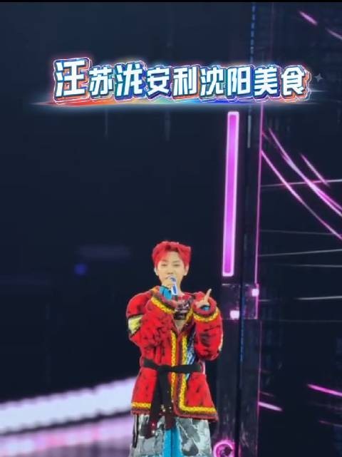 汪苏泷沈阳演唱会现场安利家乡美食