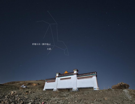 16日至18日火星与轩辕十四“不期而遇”