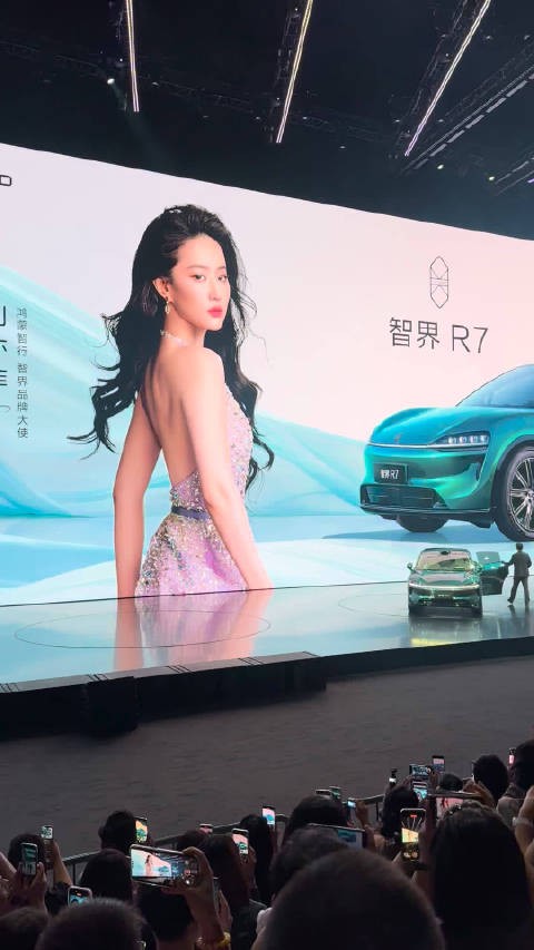 刘亦菲竟然也来现场了，真是太美了！