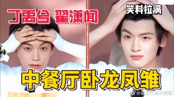 丁禹兮翟潇闻,不敢想这对卧龙凤雏会在中餐厅闹多少笑话!