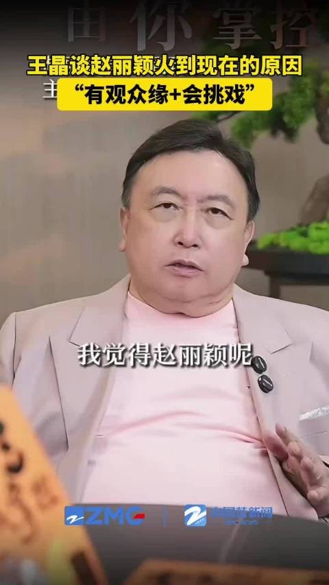 王晶说赵丽颖做对两件事火到现在