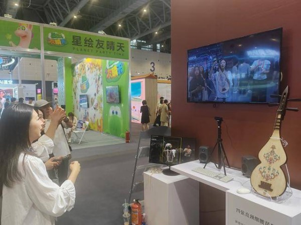 数字技术“听”敦煌，敦煌石窟互动音乐特展亮相数贸会