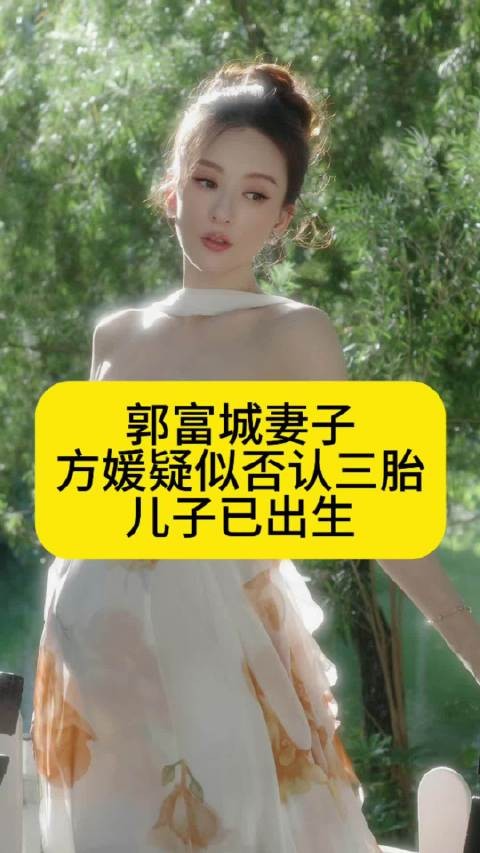 郭富城妻子方媛疑似否认三胎儿子已出生