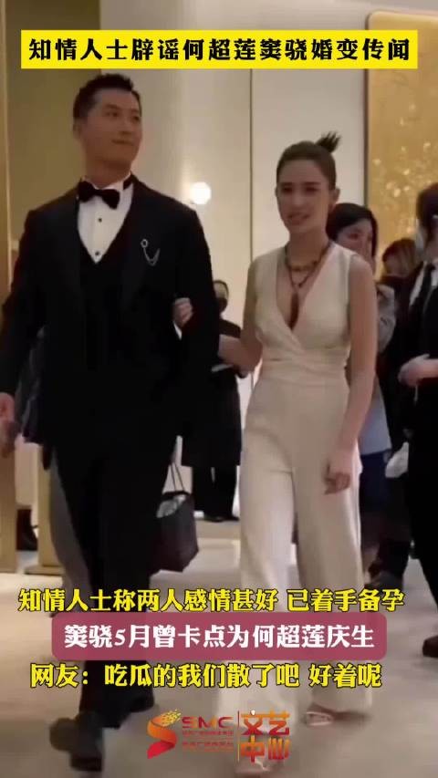 知情人士辟谣何超莲窦骁婚变传闻称两人正备孕