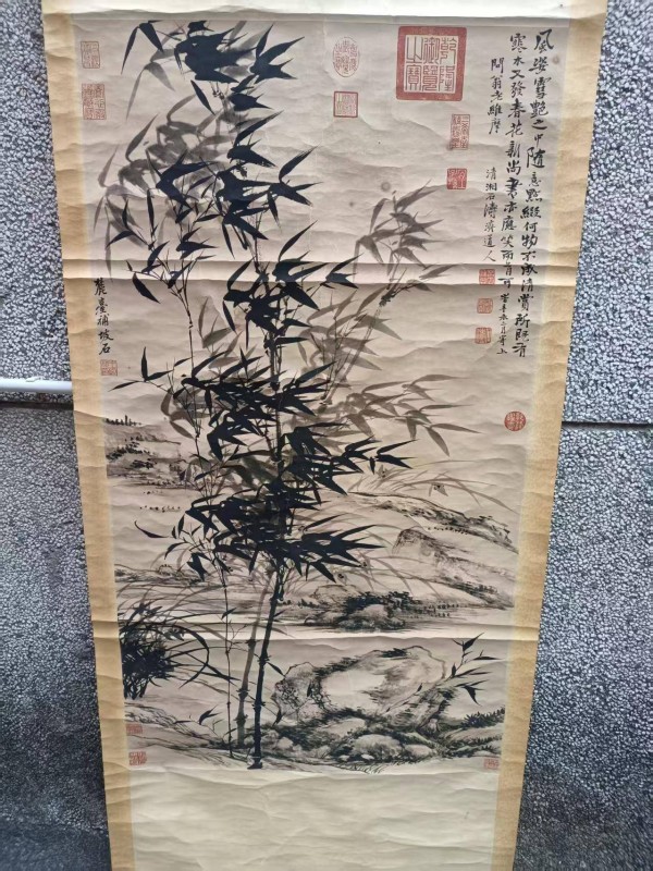 石涛竹纹宫廷画：清代画坛革新者的笔墨禅心与宫廷雅藏