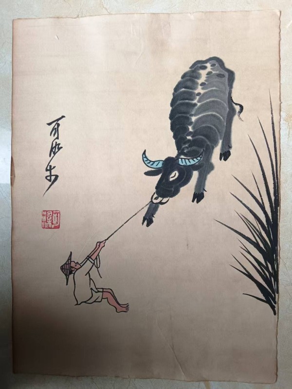 笔墨情深:李可染《牧牛图》中的田园诗境与家国情怀