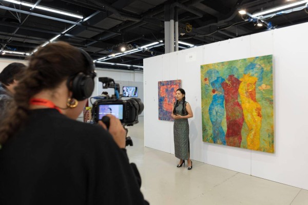 东方美学对话世界,浙工大教授张碧云作品亮相2025佛罗伦萨双年展