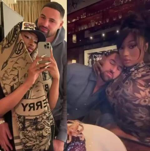 这是被榨干了?有球迷说这是克莱开季状态不佳的原因:女友马冬梅身材炸裂!