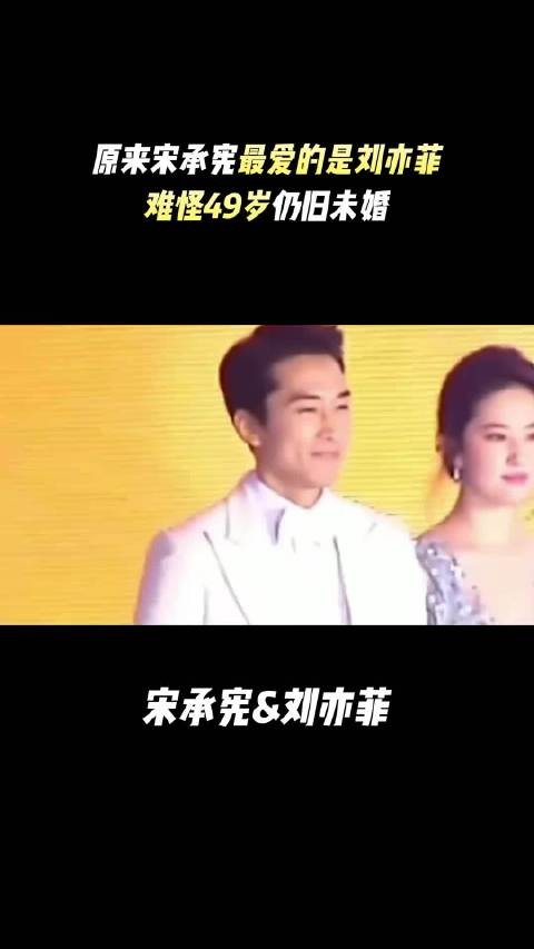 原来宋承宪最爱的是刘亦菲,难怪49岁仍旧未婚 刘亦菲
