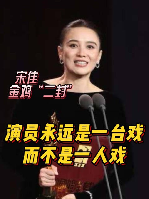 宋佳凭王铁梅一角获金鸡奖最佳女主角