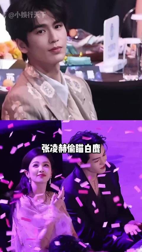 尖叫之夜明星真实瞬间,张凌赫偷瞄白鹿檀健次开小差