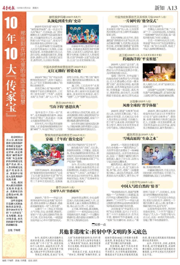 新知|十年十“宝”! 刻在时光里的中国非遗