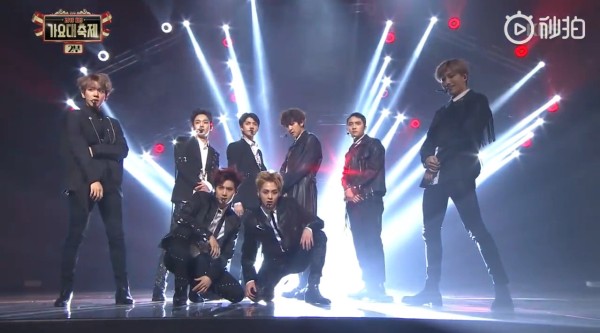 九年前的今天(161229)，EXO 在2016KBS歌谣-大祝祭上带来