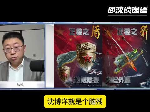 沈逸:沈伯洋就是一个标准的XX