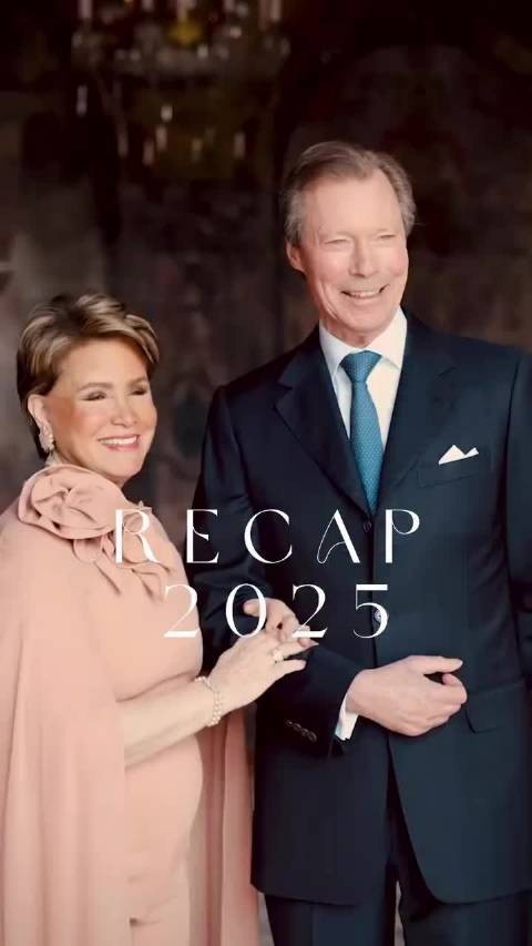 卢森堡大公夫人玛丽亚·特蕾莎发布2025年度总结视频