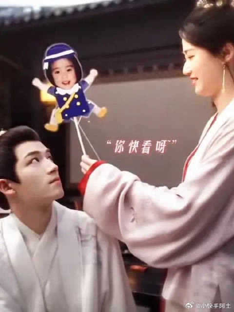 想要给你分享双倍可爱的我