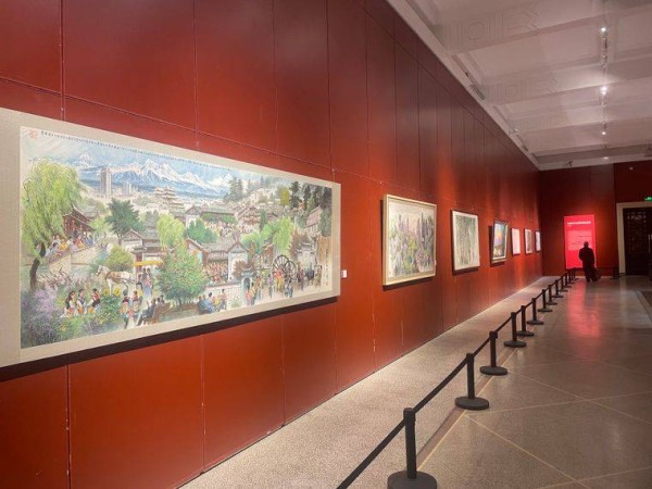 33件艺术珍品“归乡” 清华美院奠基人谷嶙作品在云南美术馆展出