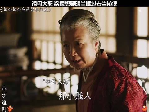 为护明兰，祖母雷霆震怒 知否知否应是绿肥红瘦/赵丽颖/冯绍峰/朱一龙