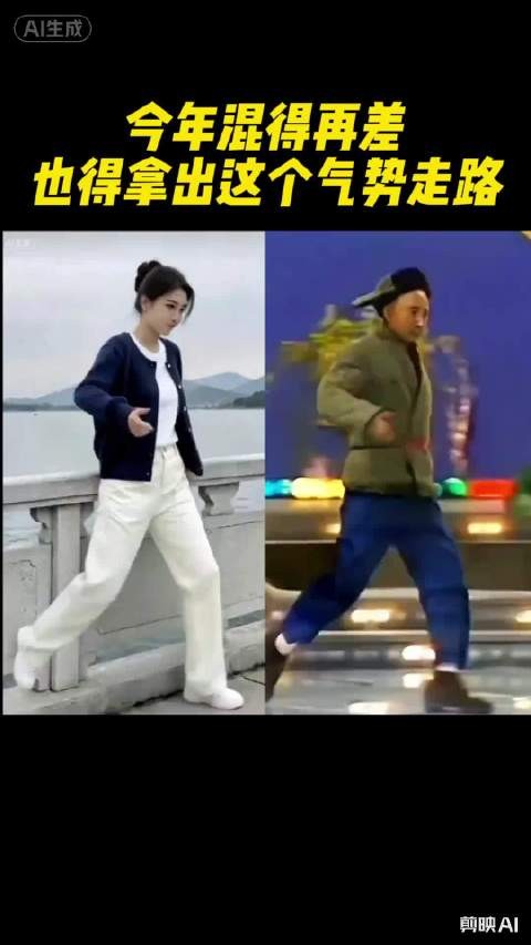 混得再差 也得拿出这个气势走路