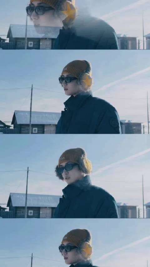 严浩翔 我家雪地男神又发力了