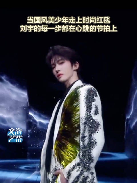 刘宇走红毯每步都踩在心巴上