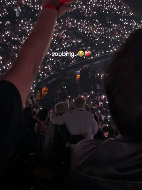 太动人了~~一对老夫老妻在洛杉矶演唱会跟着Vanish