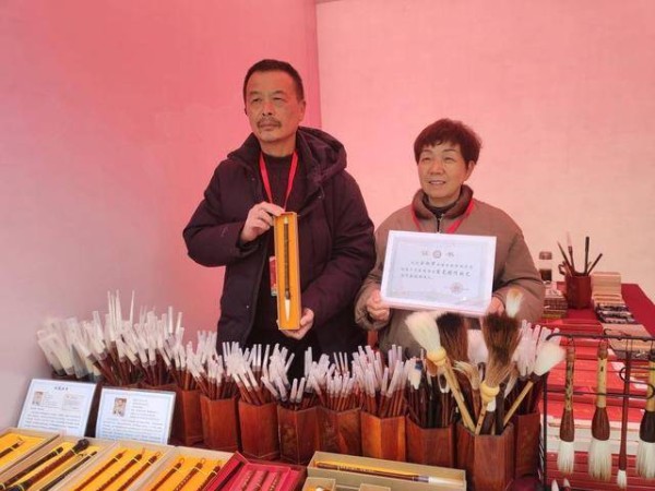 能当发簪的毛笔？青岛这场非遗大展，黄河手造与海洋文化碰撞出火花