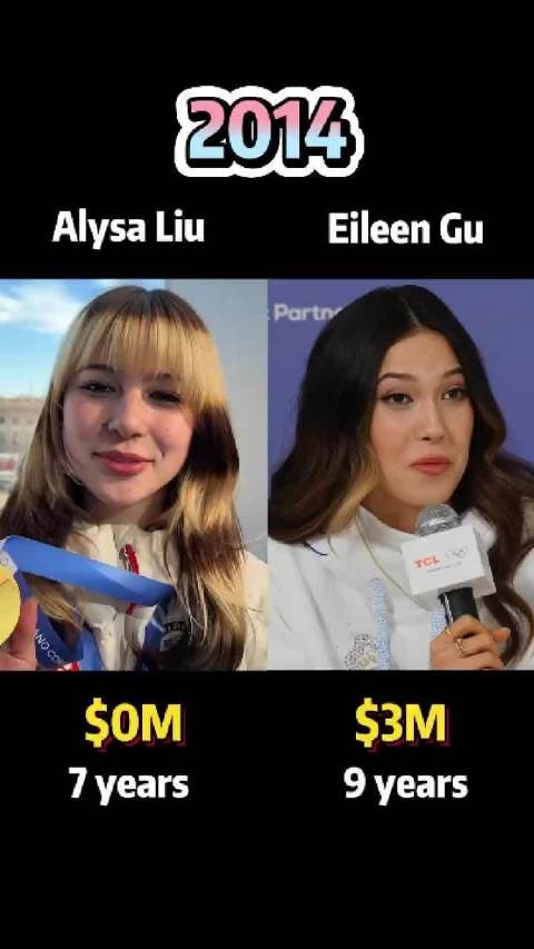 谷爱凌VS刘美贤收入对比 谷爱凌有钱的好早