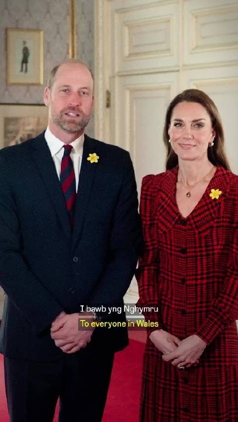 注：这次是凯瑟琳王储妃首次公开说威尔士语而不是英语
