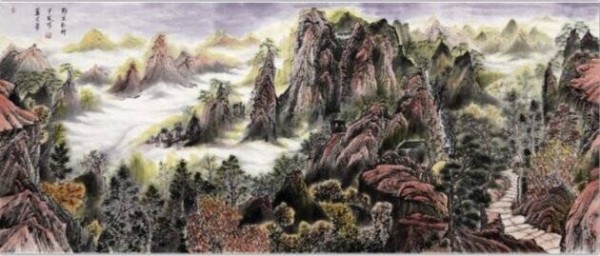 笔墨传薪 气象万千：蓝才华山水画中的文脉传承与时代价值