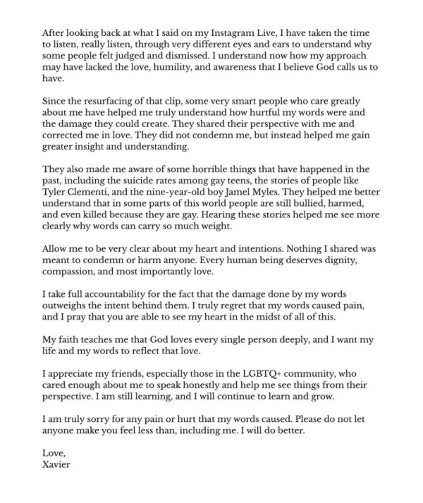 美国超生代男演员为反同言论道歉!