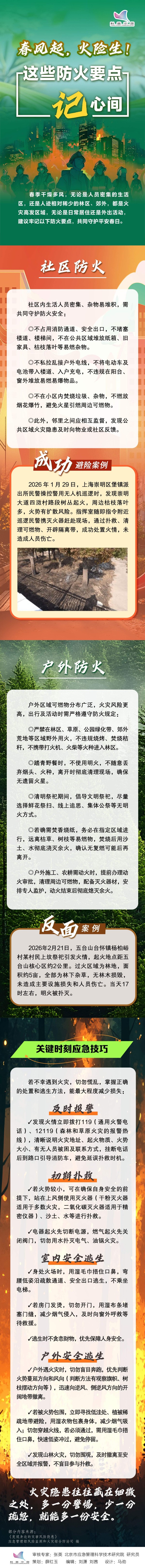 春风起，火险生！这些防火要点记心间