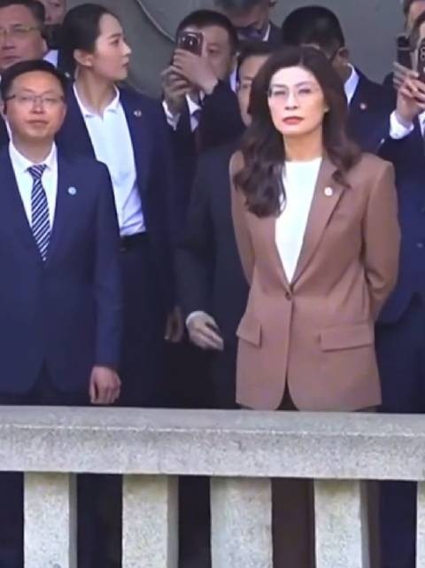 郑丽文蛮上相的，两岸一家亲