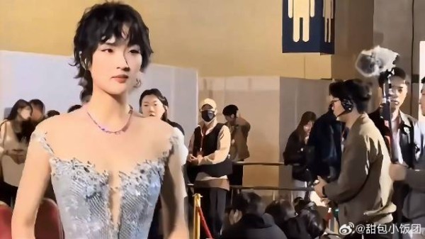姚安娜亮相星光大赏红毯，好闪好亮好女身材！