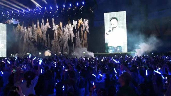谢霆锋演唱会蝶影环绕,粉丝捕蝶手机发烫