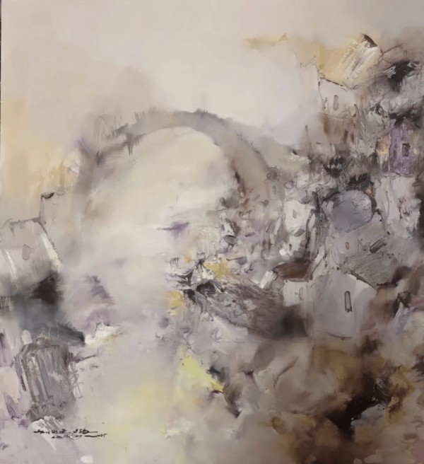 “山水间”艺术展：似山非山，似水非水