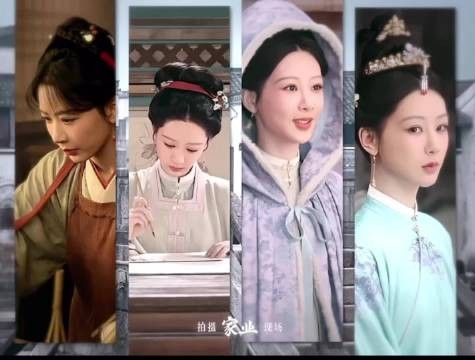 杨紫《家业》新鲜物料,服道化看得出来很用心,好多没见过的造型