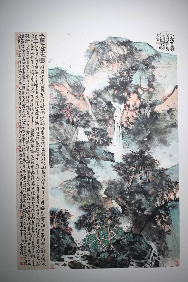 上海画家循霞客路绘霞客画！百件精品亮相开篇地