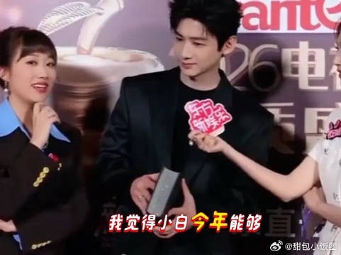白敬亭红毯套圈白敬亭2026电视剧品质盛典
