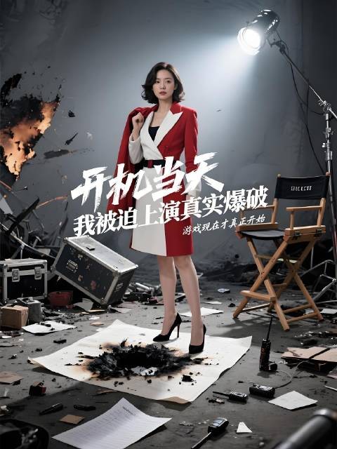 短剧·开机当天，我被迫上演真实爆破-第1集-导演喊 “开始” 的瞬间，我看到道具箱里的炸药引线在燃烧。我一把推开身边的演
