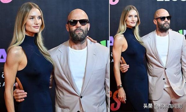 58岁杰森·斯坦森携未婚妻亮相埃及,39岁罗茜穿紧身裙太抢眼
