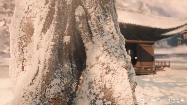 初雪江湖夜,剑光定情缘