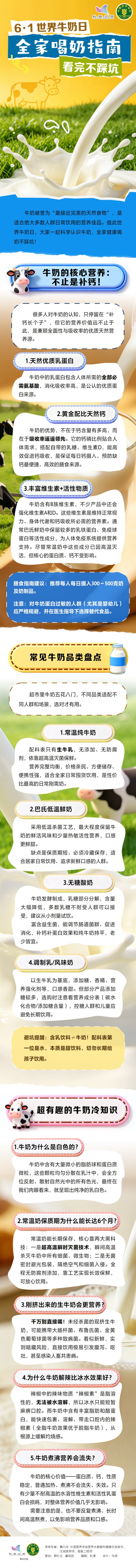 世界牛奶日|全家喝奶指南,看完不踩坑