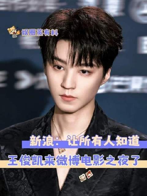 我有幸邀约王俊凯同台亮相