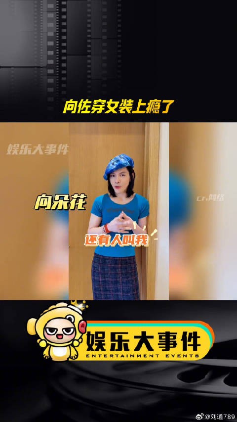 向佐以向朵花自称穿女装引热议