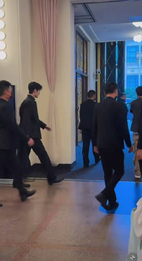 张凌赫谨慎登车造型引关注