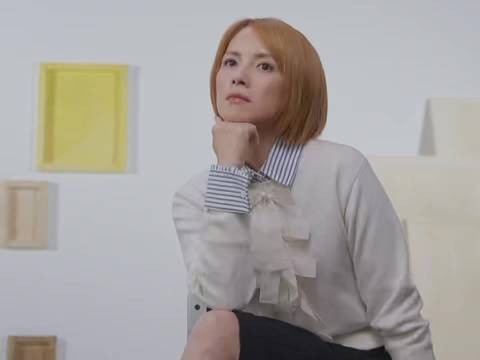 李心洁莫兰迪配色写真展文艺气质
