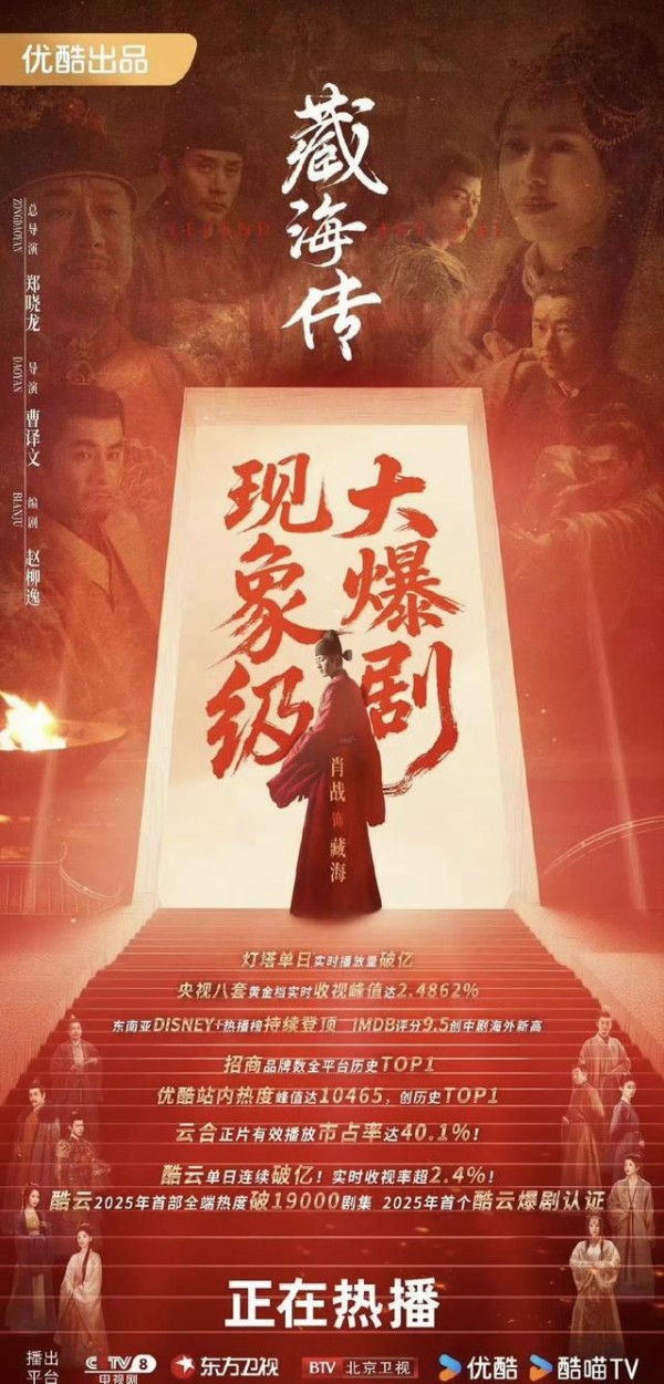 白玉兰最大冷门！《藏海传》六项提名全部挂零，业内实话太扎心